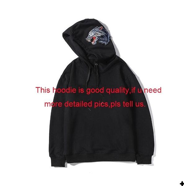 

new arrival mens designer hoodies autumn brand hoodies for men sweatshirts with letters patterns luxury mens clothings 2 colors m-2xl, Black