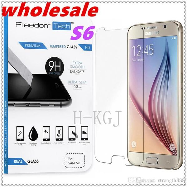 

ell wholesale premium ultra thin tempered glass screen protector film for samsung galaxy s6 s7 s8 s9 note8 note9