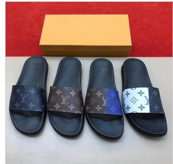 

men's luxury d slippers 2019 new brand women's slippers slides fashion summer outdoor beach sandals size 35-46, Black