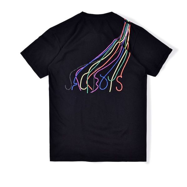 

summer designer mens short sleeves tee hip-hop male t-shirt loose print mens clothing fashion casual, White;black