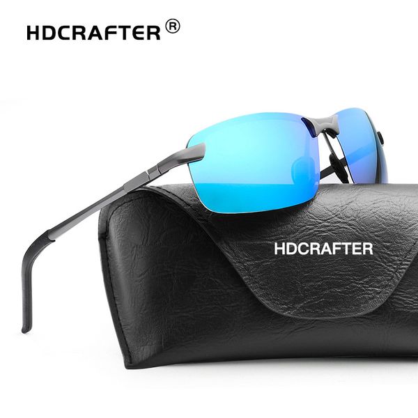 

hd designer womens sunglasses color film polarized aluminum magnesium alloy eyeglasses mens sunglasses l008, White;black