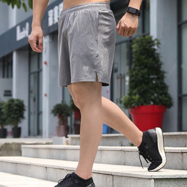 

2019 new arrival sweatpants men fitness quick dry sportswear dark/light gray m-4xl large size male short pants for running, Black;blue