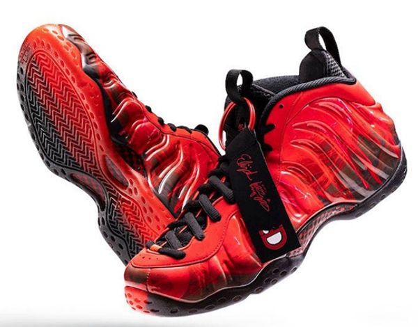 

Doernbecher Penny Hardaway Foam One Sports Hardaway США Белая игра Мужская баскетбольная обувь Challenge Red Mem