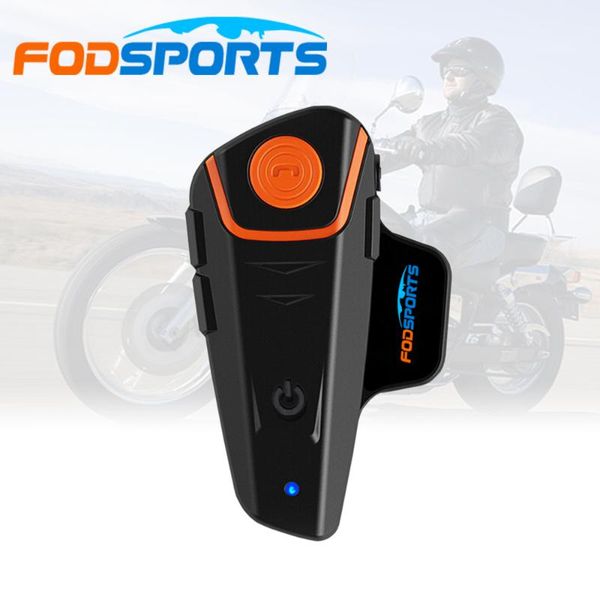 

fodsports motorcycle intercom wireless bluetooth helmet headsets for 3 rider bt-s2 intercomunicador waterproof interphone fm