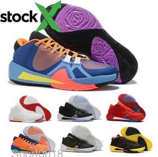 

zoom freak 1 basketball shoes for men women signature roses soul glo coming to america antetokounmpo giannis orange authenti trainers shoes, Black