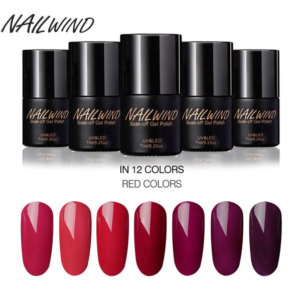 

nailwind 7ml a variety of color series gel nail polish uv led light nail gel polishing primer semi-permanent varnishes lacquer