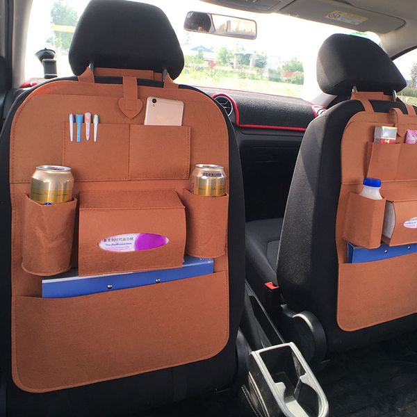

auto storage bag auto seat bag multi-function seat back protector children mat multicolor universal