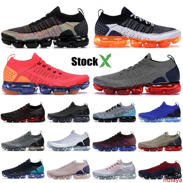 

knit 2.0 cushion running shoes cny triple black dark stucco mens womens asphalt grey 1.0 designer trainers sneakers