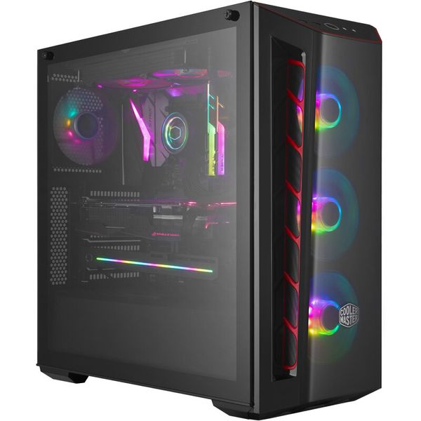 

ipason gaming настольный компьютер amd r5 3600 rx580 8g / 16g ddr4 памяти 256g m.2 ssd + 1t hdd gamer pc