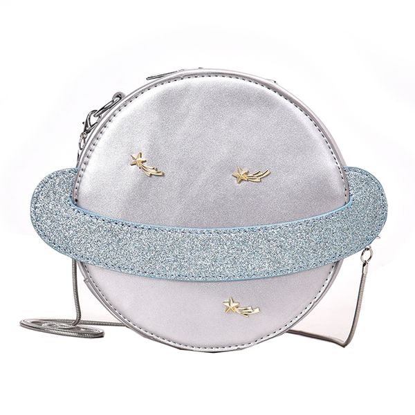 

new design sequins girls handbag chain shoulder bag small round bag mini shoulder messenger cute girl wallet