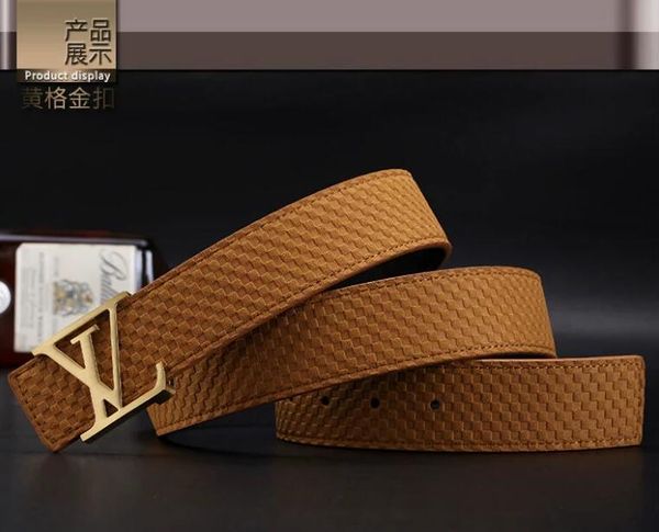 

fashion brand belt genuine leather men belt designer luxury smooth buckle mens belts for women luxury belt jeans strapdesign b, Black;brown