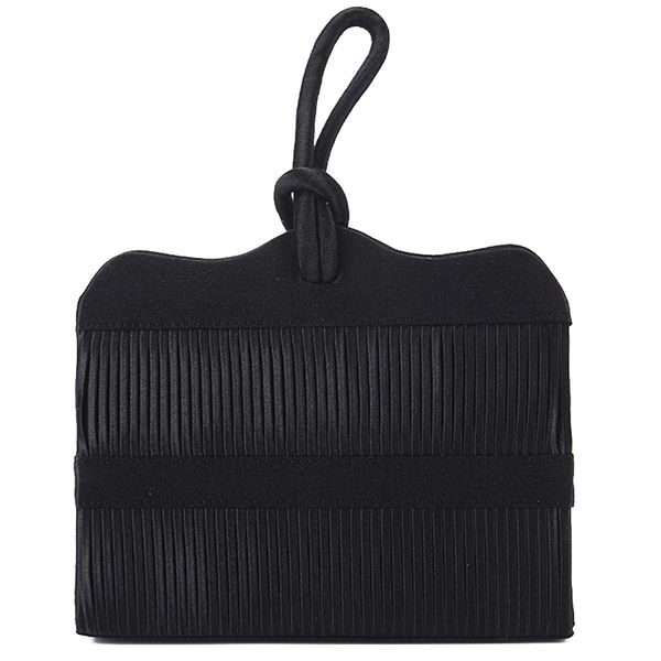 

jhd-creative pleated dinner bag handmade japanese and korean style cloth bag banquet evening novel handbag