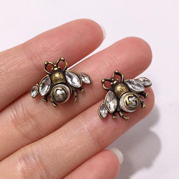 

ztung ge13 wth box 2019 new fashion jewelry stainless steel classic earring have different color choose ing, Golden;silver