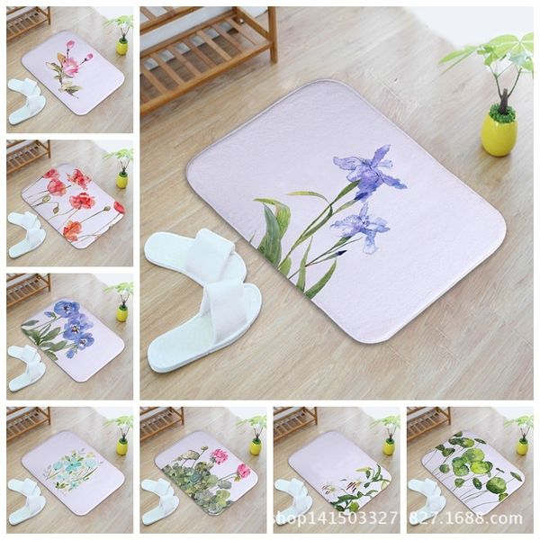 

hand botany pattern home furnishing bedroom in front of the door non-slip land pad carpet mixed batch