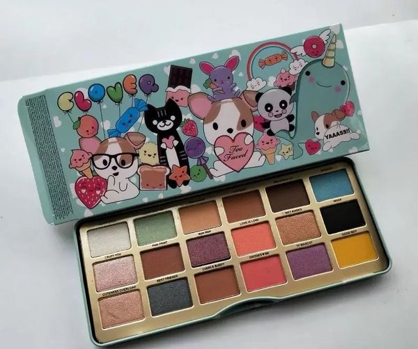 

too face makeup clover a girls friend eye shadow palette 18 colors eyeshadow palette dhl free