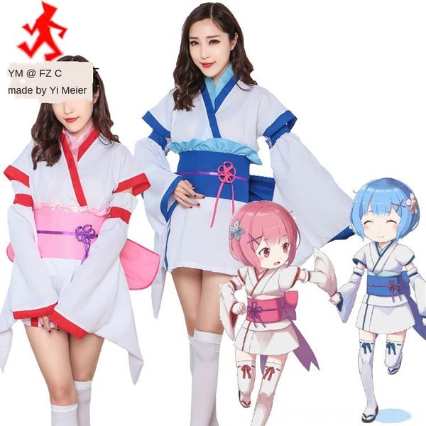 

japanese anime anime costumes costumes & cosplay ramrem's different world life from the beginning of childhood 11 words kimono cos wome, Black