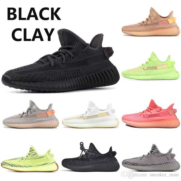 

black clay mens designer trainers glow antlia pink all black static reflective sneakers zebra blue tint cream triples white womens shoe