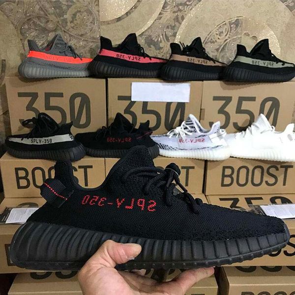 

2020 new kanye west bred running shoes men women yeezys yezzy yezzys shoes trainers sports sneakers eur 36-46, Black