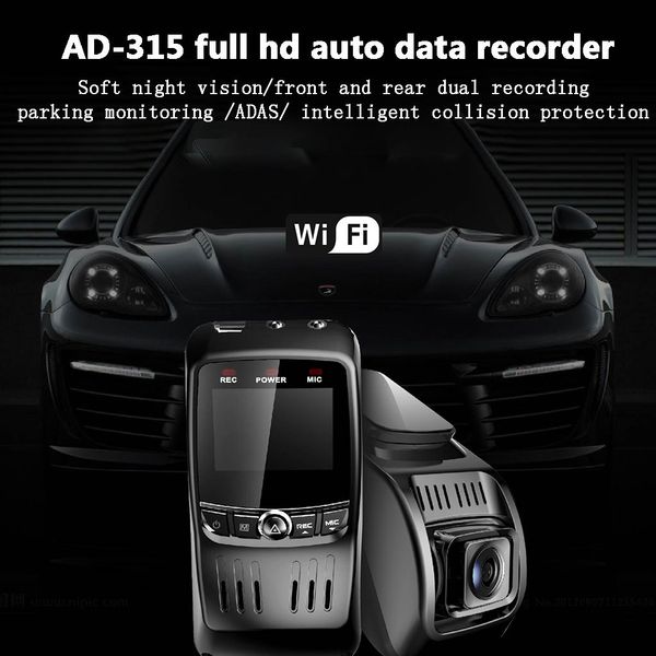 

full hd 1920x1080 car hidden driving recorder wifi night vision hd 360 degrees hidden with screen car camera 170 degree