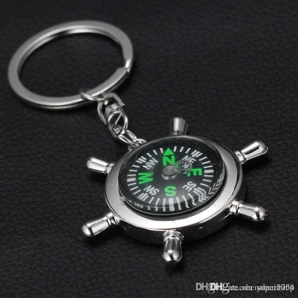 

fashion accessories high rudder compass keychain compass mini compass king ring pocket outdoor gadgets hiking & camping outdoor gear