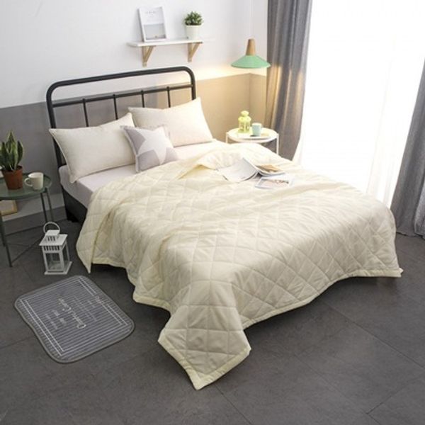 

solid pink white summer quilt home blanket bedspread twin/queen/king/full size bed cover colcha de verano textiles bedsheet free