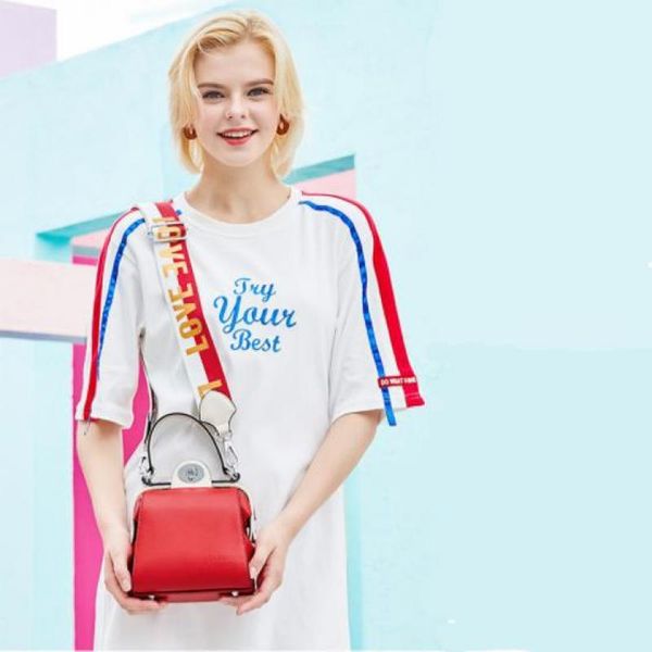 

2019 summer new fashion ins doctor bag one shoulder messenger women's handbagaaa011