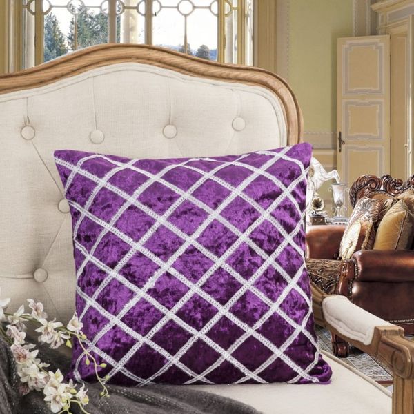 42 42cm Luxury Velet Fabric Hotel Pillowcase Home Sofa Cushion