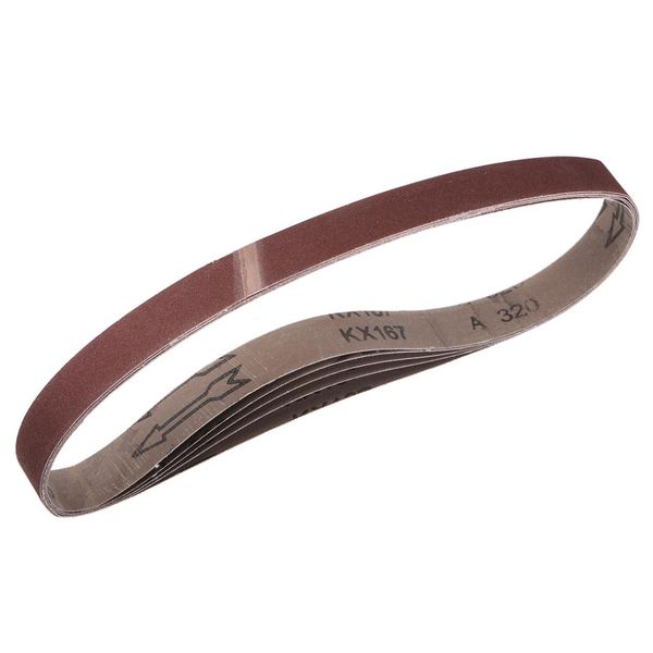 

uxcell sanding belt aluminum oxide 320 grit 5pcs