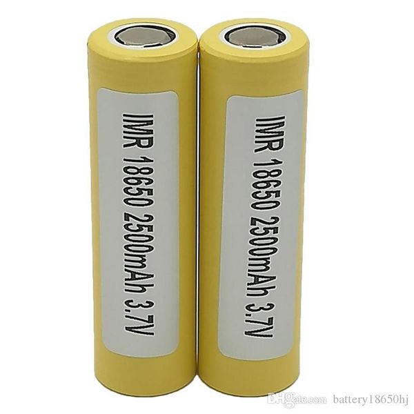 

100шт 100% высокого качества LG HE4 18650 Батарея 2500mAh IMR 3.7V для LG SONY Samsung Rechargable Литиевые батареи Cell