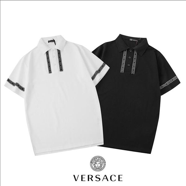 

men's summer fashion t-shirt designers men's letter embroidery t-shirt men's brand short sleeve t-shirt ladies 04, White