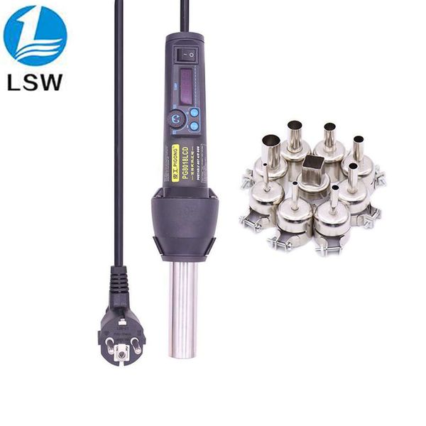 

eu/au 220v/ us 110v 650w lcd adjustable electronic heat air gun desoldering soldering station ic smd bga pg8018lcd 8858