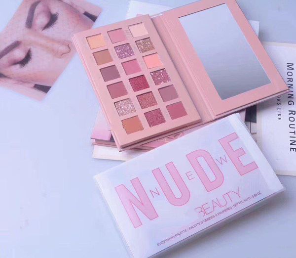 

2018 HOT beauty Makeup palette New NUDE ( 1:1 ) 18colors Eyeshadow Palette matte shimmer High quality dhl Free shipping
