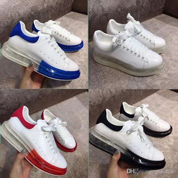 

new high version autumn leather mq small white shoes crystal gas bottom sports casual shoes mq thick sole shoes men's and women's, Black