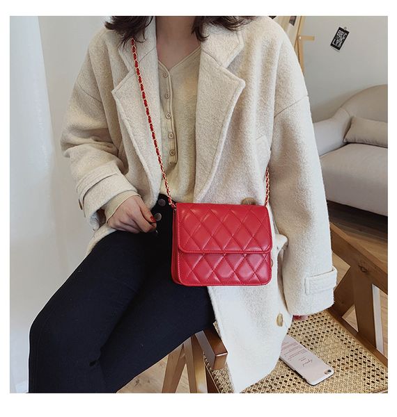 

2020 new women's shoulder bag western chain women's bag high-grade fashion crossbody