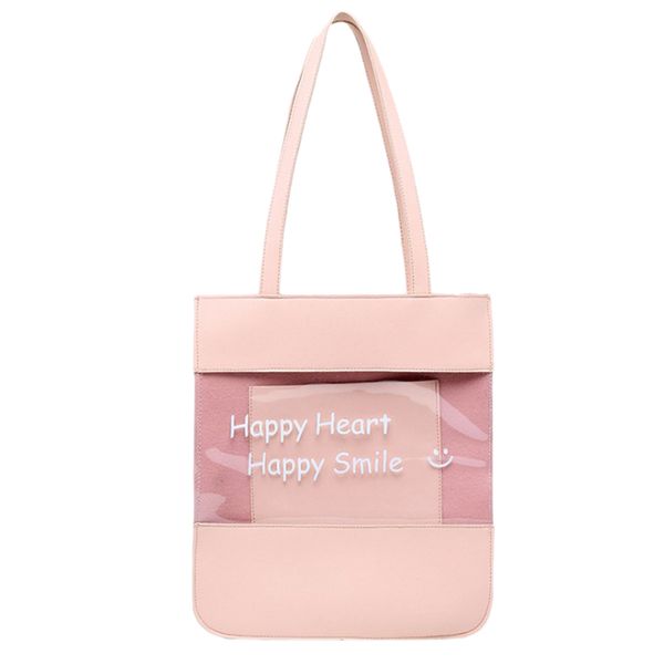 

asds-women waterproof bag fashion transparent women shoulder bags ladies messenger casual shopping handbags beach shoulder bags