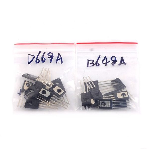 Wholesale Cheap Transistors Pair SB649AC SD669AC TO SB649 SD669 B649 D669 PNP NPN Epitaxial Planar Transistors