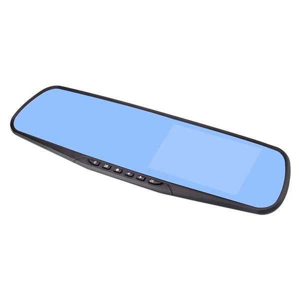 

4.3" full hd1080p night vision dual lens dash cam rearview mirror car dvr rearview camera auto car recorder video registrator