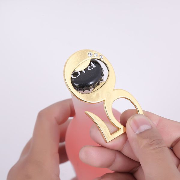 

10pcs/lot gloden 50 beer bottle opener 50th birthday party favors and gifts 50 wedding anniversary gifts for guests