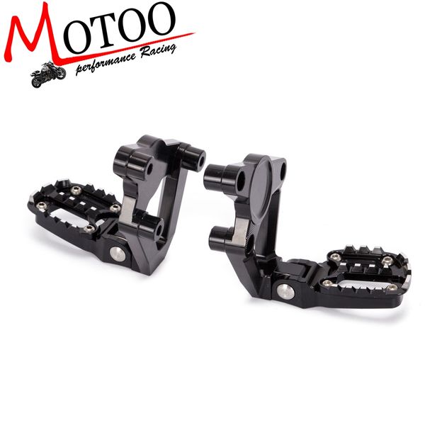 

motorcycle cnc aluminum rear foot rear set footrest foot pegs pedal passenger rearsets for honda x x- 300 750 1000 17-19
