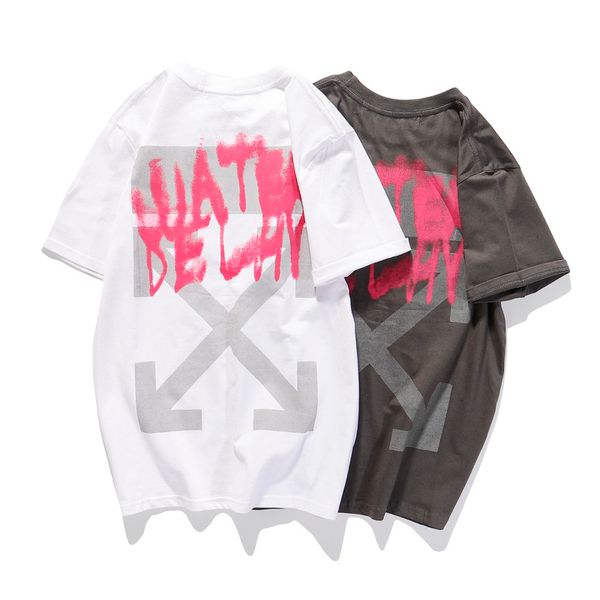 

new designer mens t shirt brand womens tshirts off fashion summer men white t shirt street embroidery hip hop man tees leisure couple tee 88