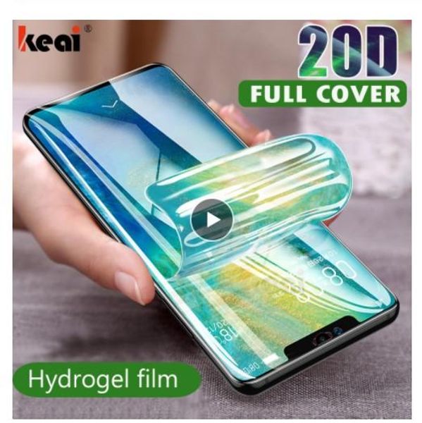 

wholesale 20d screen protector hydrogel film for huawei p20 p10 pro mate 20 10 lite protective film for p smart 2019 nova 3 3i not glass new