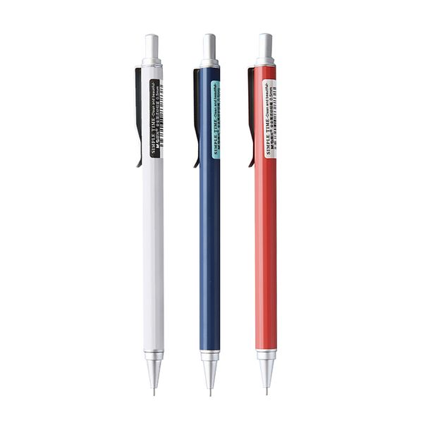 

m&g ampx9003 full metal mechanical pencil solid color metal 0.5mm mechanical pencil 1pcs, Blue;orange
