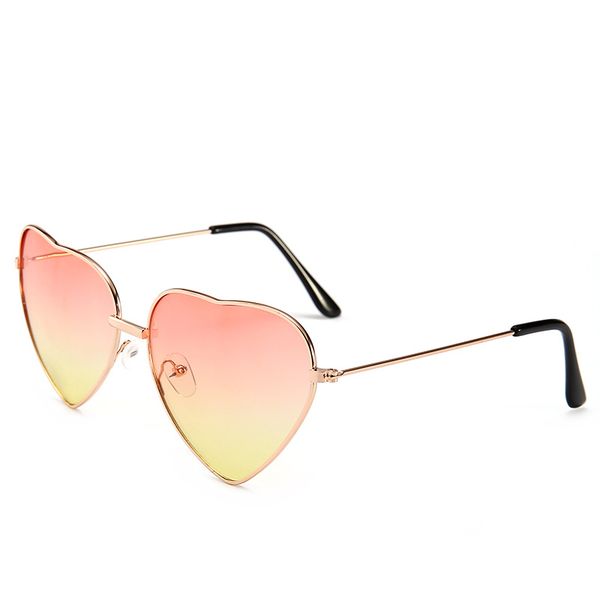 

wholesale-sunglasses for women vintage heart shape fashion women radiation protection colorful glasses for lover ing, White;black