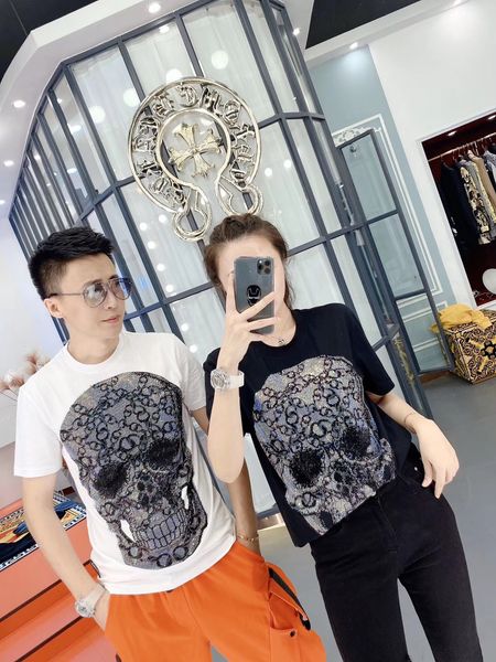 

хип-хоп 3d pp мужчины футболка черепа медуза мода письмо с коротким рукавом топы тройники повседневная мужская футболка летний тренажерный з, White;black