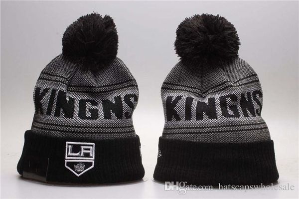 

2019 Новые мужские шапки Kings Полосатый Стиль Knit Beanies Качество Winter Cap Skullies ВСЕ КОМАНДЫ