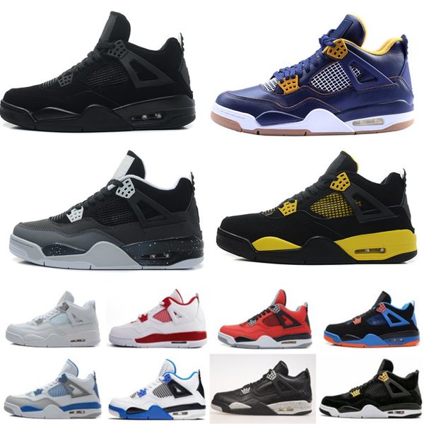 

with box 4 4s loyal blue white cement iv cactus jack cool grey mens basketball shoe mushroom sports designer sneaker size 41-47