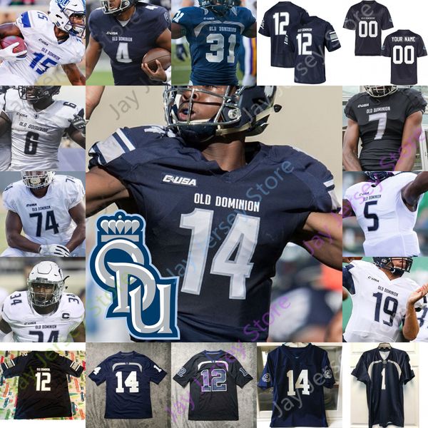 

old dominion odu monarchs football jersey ncaa college stone smartt hayden wolff messiah deweaver kesean strong lala davis moore fulgham, Black;red