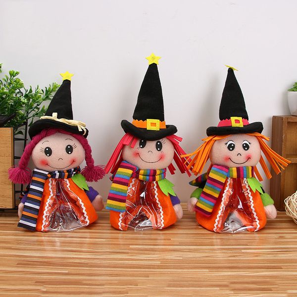 

кукла хэллоуин сумки для детей дети подарки кэнди хэллоуин сумка декоративные реквизит мультфильм кукла сумка ктв бар украшения стола