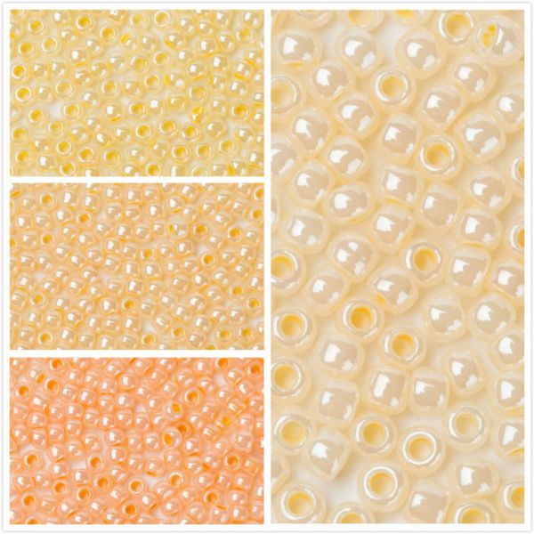 

taidian loose ceylon rice pudding 901 toho round seedbeads for diy jewellery nail art decor 3grams/lot 2.0mm, Silver;gold