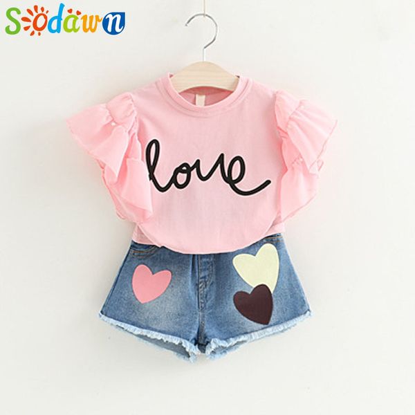 

sodawn summer style girls dress girls clothes fashion children vest cowboy dress children clothing party princess dress y190518, White